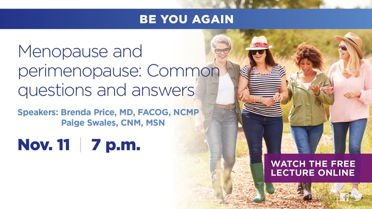 Menopause and perimenopause: Common questions and answers - Free Online Health Lecture